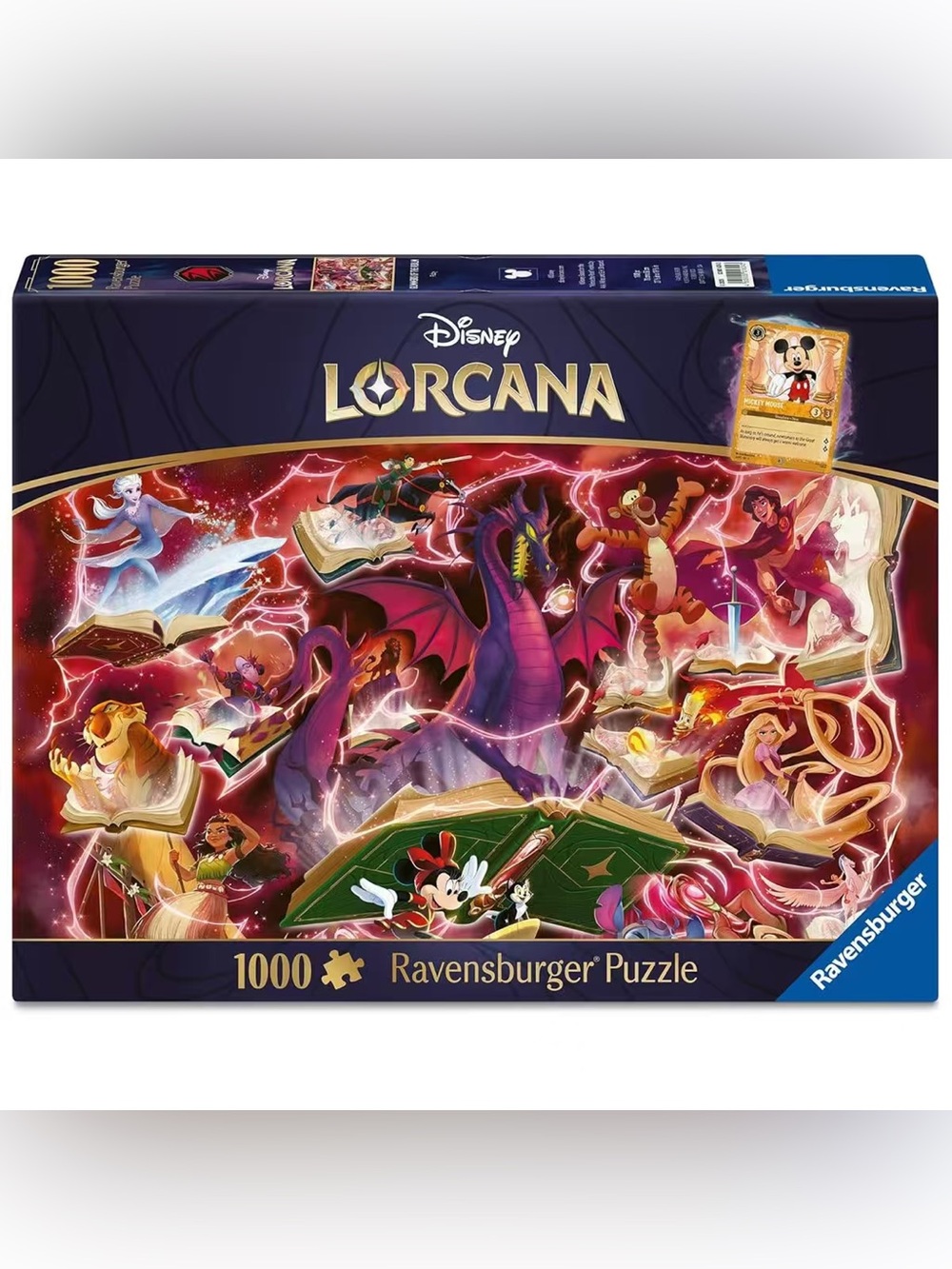 Disney Lorcana Ravensburger 1000-Piece Puzzle - Purple / Multicolor